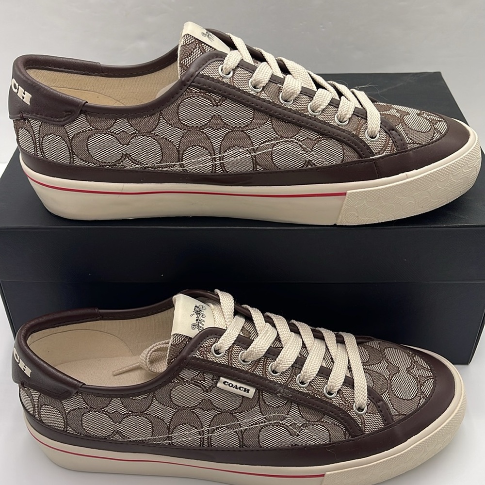 Coach Men's CITYSOLE PLATFORM Sneakers 
OAK/SADDLE
C5931 QGB 10011275JAX - Picture 2 of 16